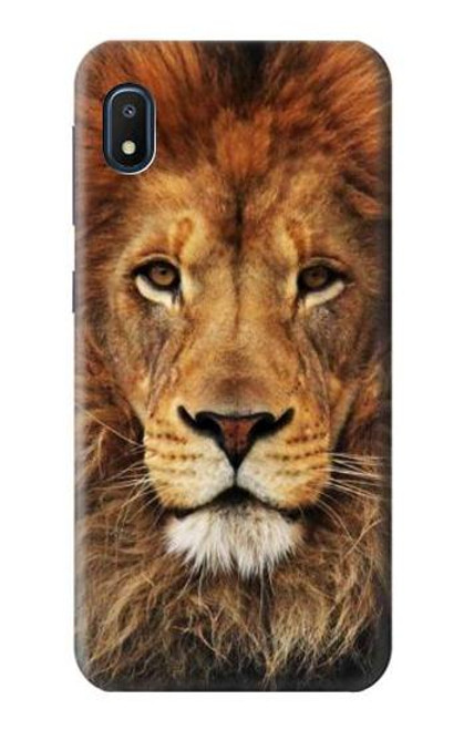 W2870 Lion King of Beasts Funda Carcasa Case y Caso Del Tirón Funda para Samsung Galaxy A10e