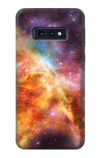 W1963 Nebula Rainbow Space Funda Carcasa Case y Caso Del Tirón Funda para Samsung Galaxy S10e