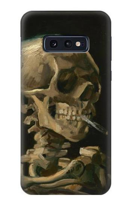 W3358 Vincent Van Gogh Skeleton Cigarette Funda Carcasa Case y Caso Del Tirón Funda para Samsung Galaxy S10e