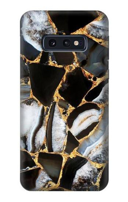 W3419 Gold Marble Graphic Print Funda Carcasa Case y Caso Del Tirón Funda para Samsung Galaxy S10e