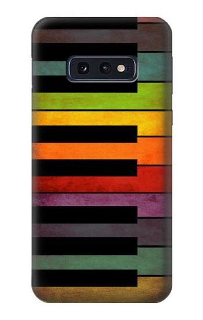 W3451 Colorful Piano Funda Carcasa Case y Caso Del Tirón Funda para Samsung Galaxy S10e