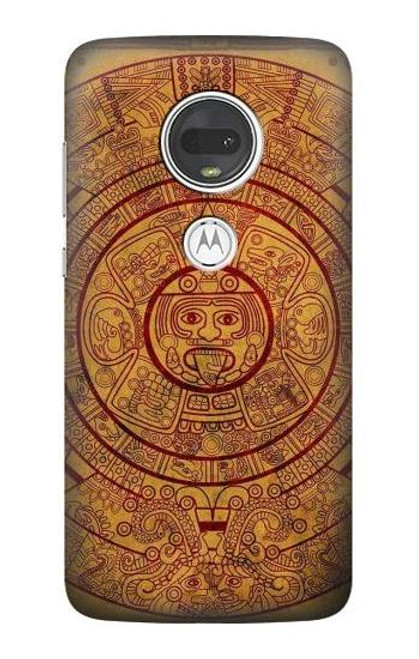 W0692 Mayan Calendar Funda Carcasa Case y Caso Del Tirón Funda para Motorola Moto G7, Moto G7 Plus