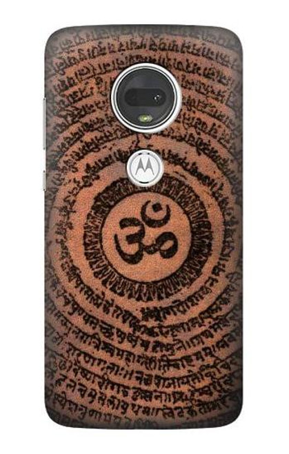 W2874 Om Symbol Tattoo Funda Carcasa Case y Caso Del Tirón Funda para Motorola Moto G7, Moto G7 Plus