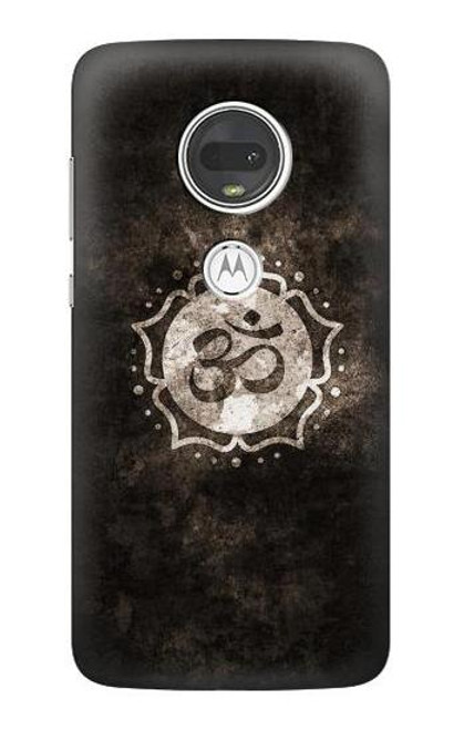 W2902 Yoga Namaste Om Symbol Funda Carcasa Case y Caso Del Tirón Funda para Motorola Moto G7, Moto G7 Plus