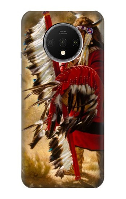 W0817 Red Indian Funda Carcasa Case y Caso Del Tirón Funda para OnePlus 7T