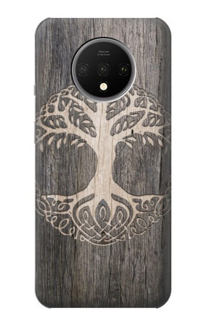 W3591 Viking Tree of Life Symbol Funda Carcasa Case y Caso Del Tirón Funda para OnePlus 7T