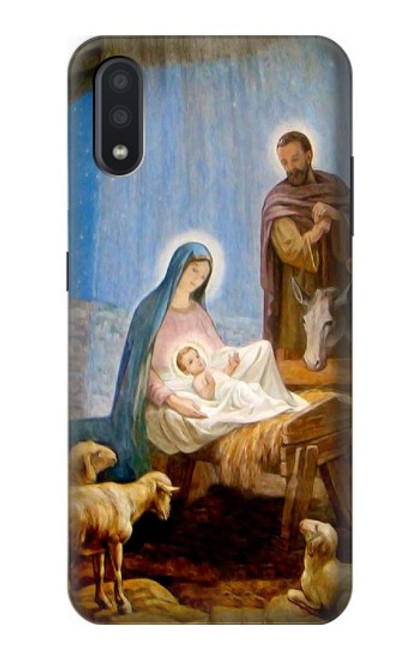 W2276 The Nativity Funda Carcasa Case y Caso Del Tirón Funda para Samsung Galaxy A01