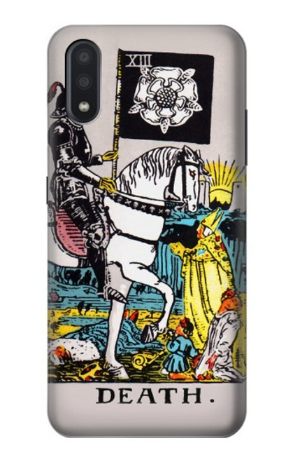 W3008 Tarot Card Death Funda Carcasa Case y Caso Del Tirón Funda para Samsung Galaxy A01