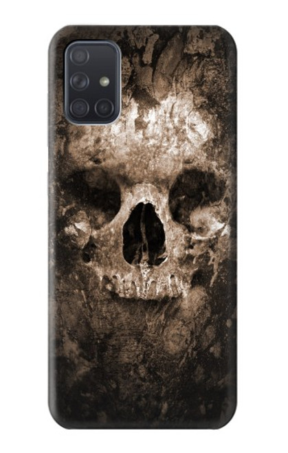 W0552 Skull Funda Carcasa Case y Caso Del Tirón Funda para Samsung Galaxy A71