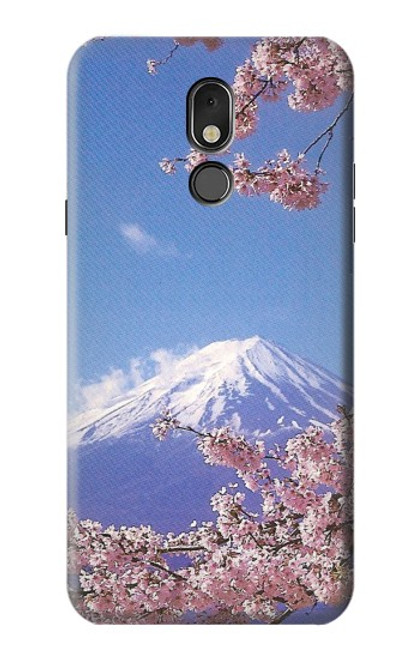 W1060 Mount Fuji Sakura Cherry Blossom Funda Carcasa Case y Caso Del Tirón Funda para LG Stylo 5