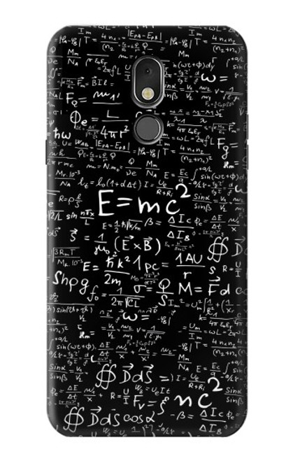 W2574 Mathematics Physics Blackboard Equation Funda Carcasa Case y Caso Del Tirón Funda para LG Stylo 5