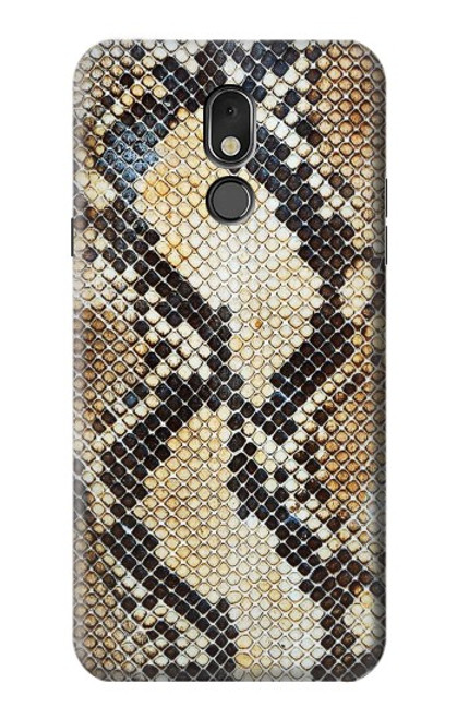 W2703 Snake Skin Texture Graphic Printed Funda Carcasa Case y Caso Del Tirón Funda para LG Stylo 5