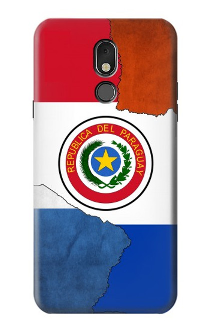 W3017 Paraguay Flag Funda Carcasa Case y Caso Del Tirón Funda para LG Stylo 5