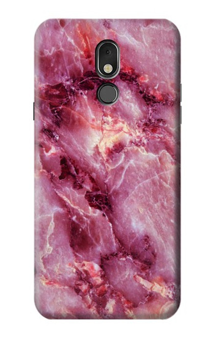 W3052 Pink Marble Graphic Printed Funda Carcasa Case y Caso Del Tirón Funda para LG Stylo 5