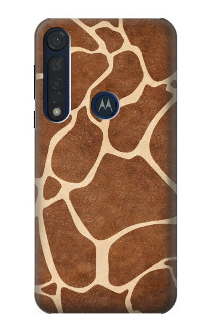 W2326 Giraffe Skin Funda Carcasa Case y Caso Del Tirón Funda para Motorola Moto G8 Plus