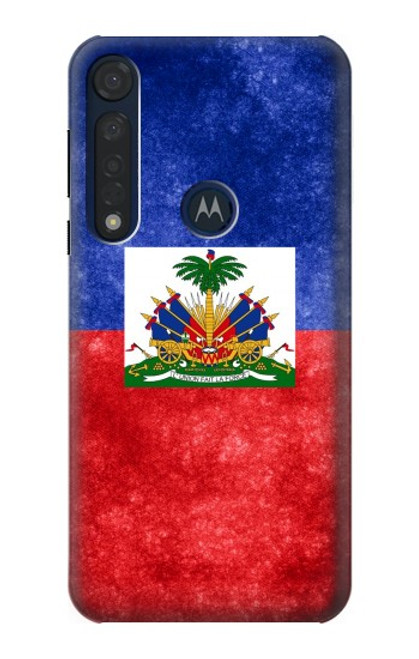 W3022 Haiti Flag Funda Carcasa Case y Caso Del Tirón Funda para Motorola Moto G8 Plus