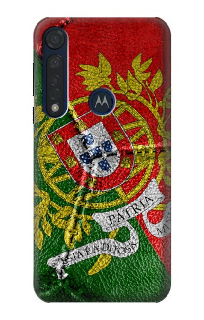 W3300 Portugal Flag Vintage Football Graphic Funda Carcasa Case y Caso Del Tirón Funda para Motorola Moto G8 Plus