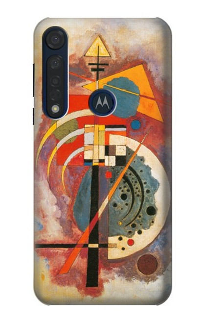 W3337 Wassily Kandinsky Hommage a Grohmann Funda Carcasa Case y Caso Del Tirón Funda para Motorola Moto G8 Plus