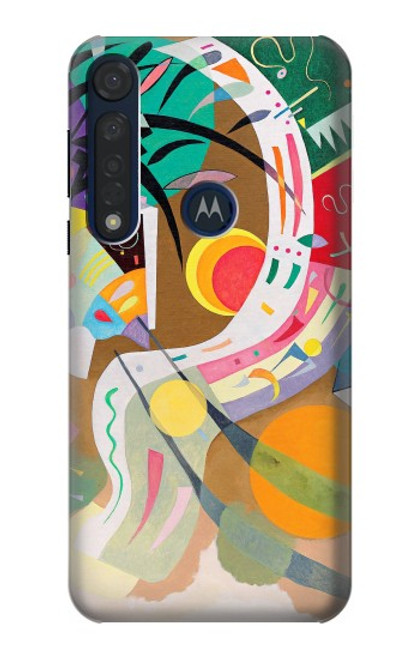 W3346 Vasily Kandinsky Guggenheim Funda Carcasa Case y Caso Del Tirón Funda para Motorola Moto G8 Plus