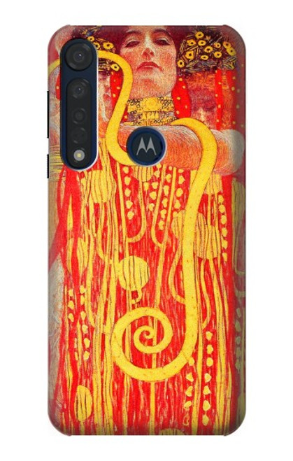 W3352 Gustav Klimt Medicine Funda Carcasa Case y Caso Del Tirón Funda para Motorola Moto G8 Plus