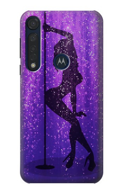 W3400 Pole Dance Funda Carcasa Case y Caso Del Tirón Funda para Motorola Moto G8 Plus