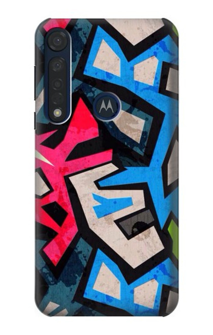 W3445 Graffiti Street Art Funda Carcasa Case y Caso Del Tirón Funda para Motorola Moto G8 Plus