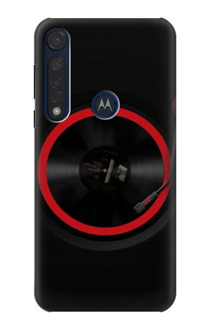 W3531 Spinning Record Player Funda Carcasa Case y Caso Del Tirón Funda para Motorola Moto G8 Plus