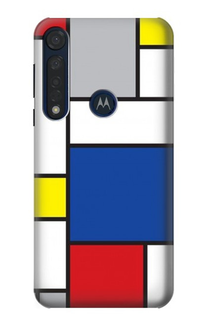 W3536 Modern Art Funda Carcasa Case y Caso Del Tirón Funda para Motorola Moto G8 Plus