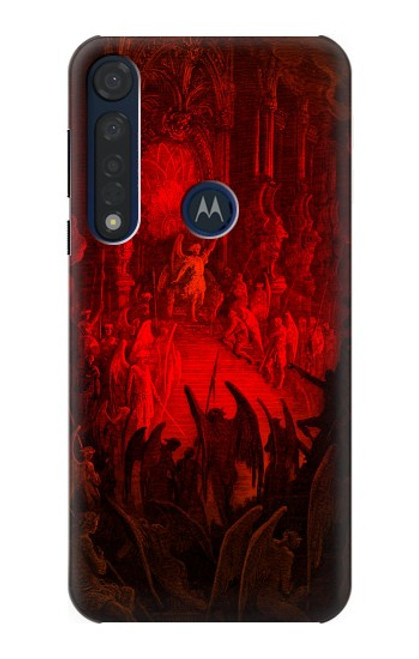 W3583 Paradise Lost Satan Funda Carcasa Case y Caso Del Tirón Funda para Motorola Moto G8 Plus