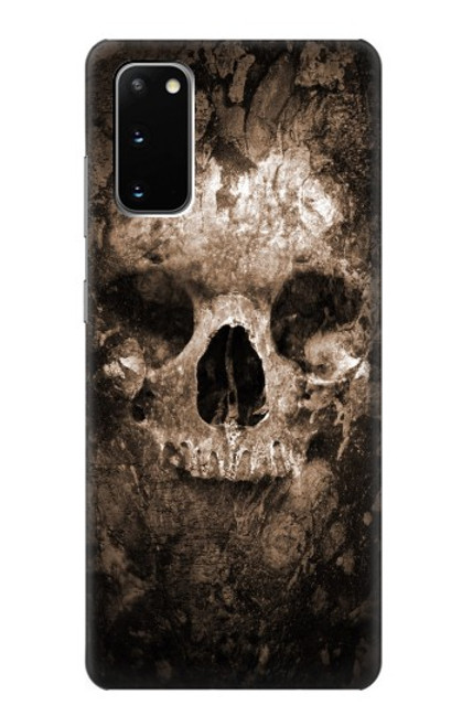 W0552 Skull Funda Carcasa Case y Caso Del Tirón Funda para Samsung Galaxy S20