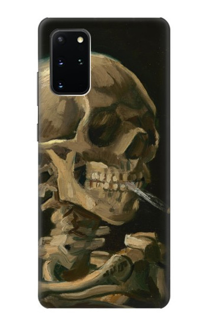 W3358 Vincent Van Gogh Skeleton Cigarette Funda Carcasa Case y Caso Del Tirón Funda para Samsung Galaxy S20 Plus, Galaxy S20+