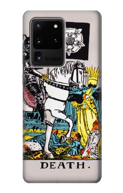 W3008 Tarot Card Death Funda Carcasa Case y Caso Del Tirón Funda para Samsung Galaxy S20 Ultra