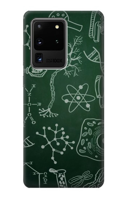 W3211 Science Green Board Funda Carcasa Case y Caso Del Tirón Funda para Samsung Galaxy S20 Ultra