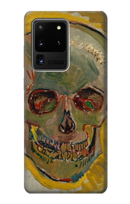 W3359 Vincent Van Gogh Skull Funda Carcasa Case y Caso Del Tirón Funda para Samsung Galaxy S20 Ultra