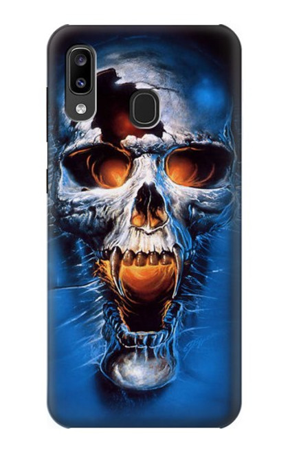 W1462 Vampire Skull Funda Carcasa Case y Caso Del Tirón Funda para Samsung Galaxy A20, Galaxy A30