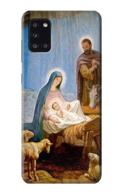 W2276 The Nativity Funda Carcasa Case y Caso Del Tirón Funda para Samsung Galaxy A31