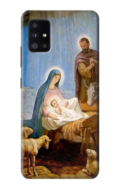 W2276 The Nativity Funda Carcasa Case y Caso Del Tirón Funda para Samsung Galaxy A41