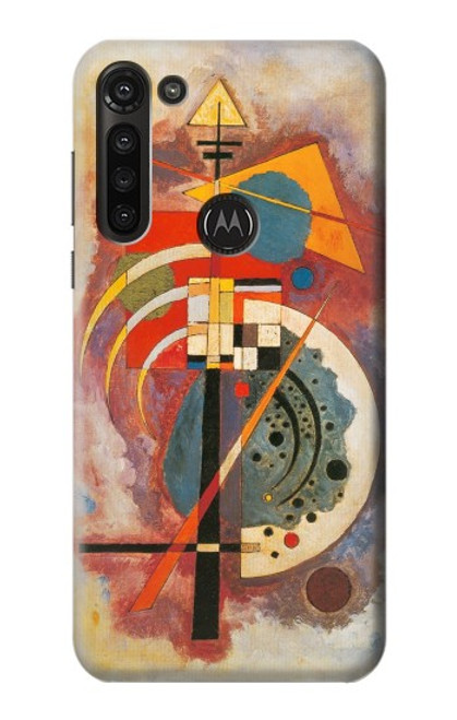 W3337 Wassily Kandinsky Hommage a Grohmann Funda Carcasa Case y Caso Del Tirón Funda para Motorola Moto G8 Power