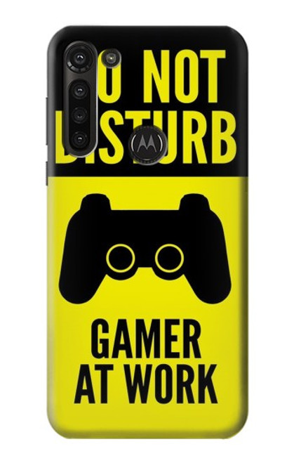 W3515 Gamer Work Funda Carcasa Case y Caso Del Tirón Funda para Motorola Moto G8 Power