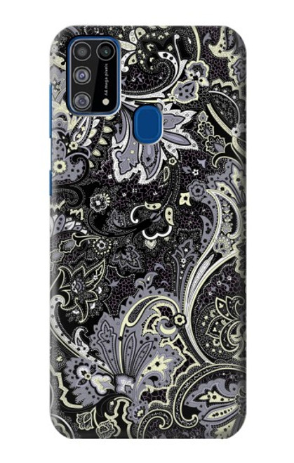 W3251 Batik Flower Pattern Funda Carcasa Case y Caso Del Tirón Funda para Samsung Galaxy M31