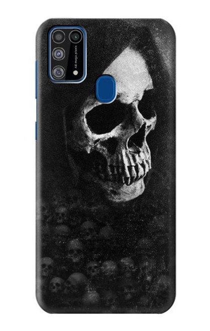 W3333 Death Skull Grim Reaper Funda Carcasa Case y Caso Del Tirón Funda para Samsung Galaxy M31
