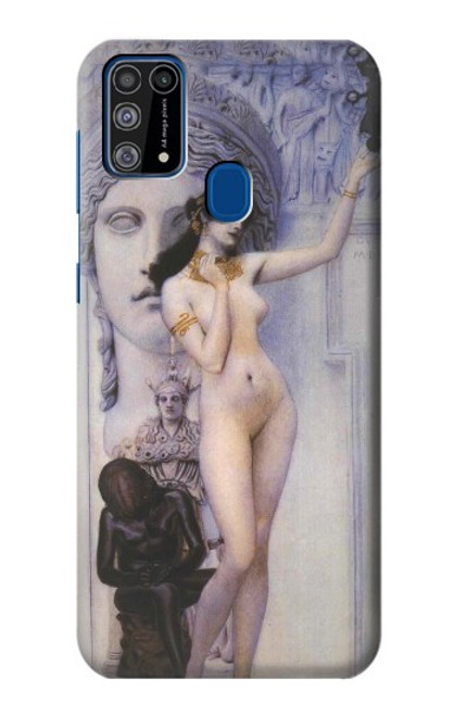 W3353 Gustav Klimt Allegory of Sculpture Funda Carcasa Case y Caso Del Tirón Funda para Samsung Galaxy M31