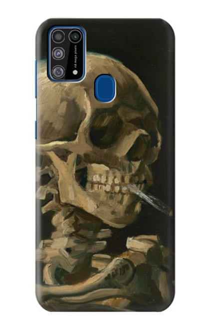 W3358 Vincent Van Gogh Skeleton Cigarette Funda Carcasa Case y Caso Del Tirón Funda para Samsung Galaxy M31