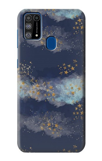 W3364 Gold Star Sky Funda Carcasa Case y Caso Del Tirón Funda para Samsung Galaxy M31