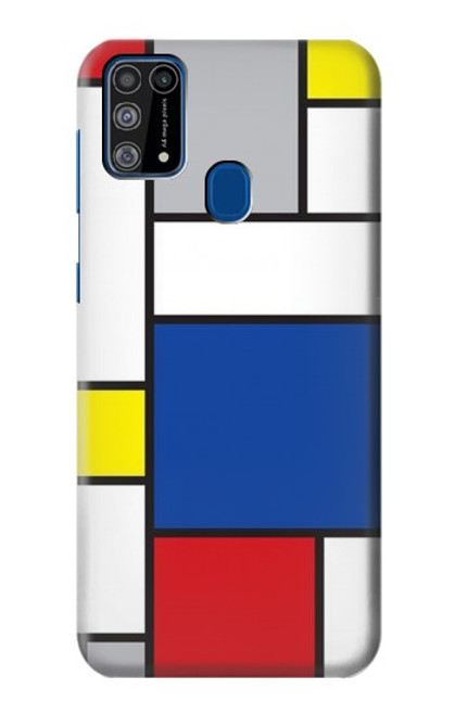 W3536 Modern Art Funda Carcasa Case y Caso Del Tirón Funda para Samsung Galaxy M31