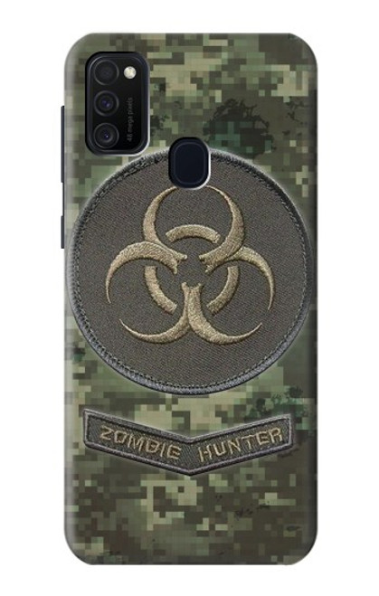 W3468 Biohazard Zombie Hunter Graphic Funda Carcasa Case y Caso Del Tirón Funda para Samsung Galaxy M21