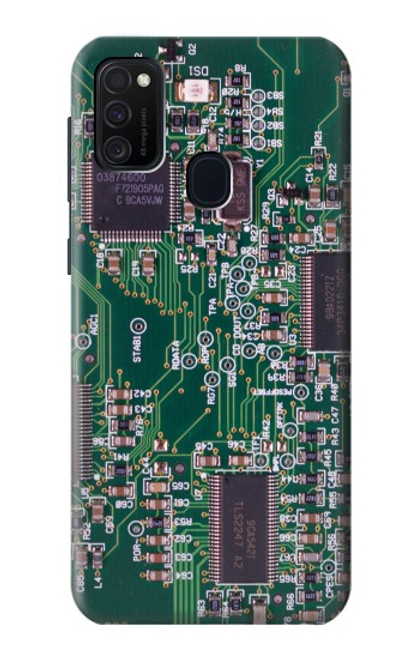W3519 Electronics Circuit Board Graphic Funda Carcasa Case y Caso Del Tirón Funda para Samsung Galaxy M21