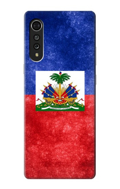 W3022 Haiti Flag Funda Carcasa Case y Caso Del Tirón Funda para LG Velvet