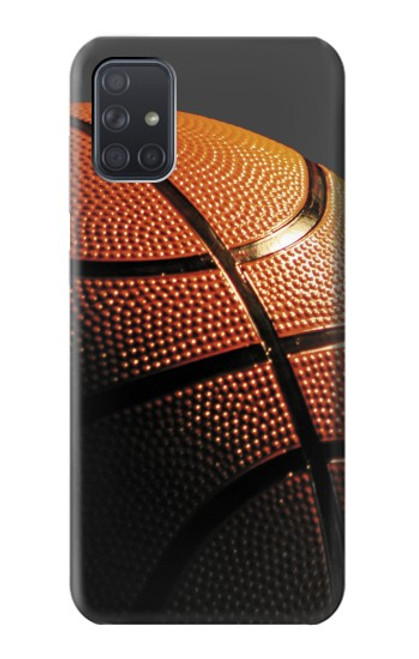 W0980 Basketball Sport Funda Carcasa Case y Caso Del Tirón Funda para Samsung Galaxy A71 5G [solo para A71 5G. NO para A71]