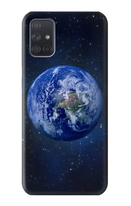 W3430 Blue Planet Funda Carcasa Case y Caso Del Tirón Funda para Samsung Galaxy A71 5G [solo para A71 5G. NO para A71]